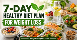 7-Day Healthy Diet Plan for Weight Loss